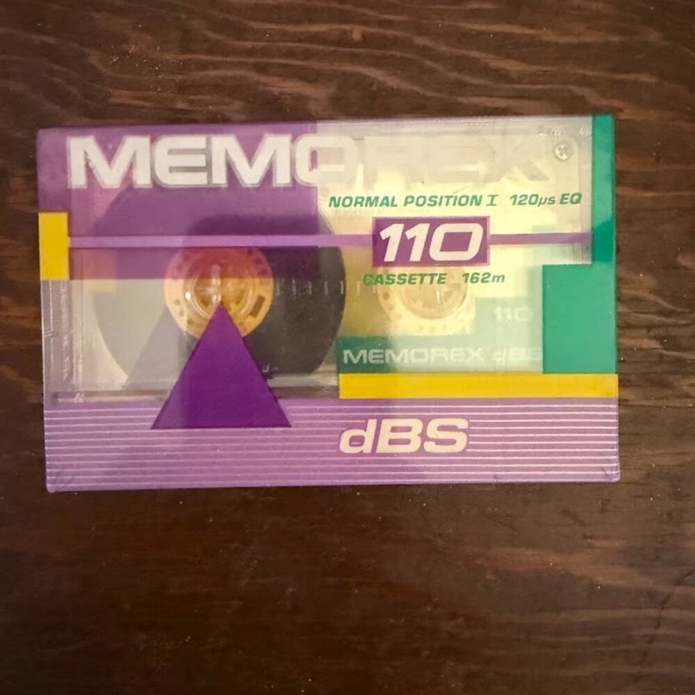 Flashback 80's‎ Collector NEW Memorex Blank Cassette Tape
